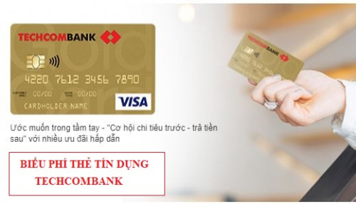 [Cập nhập] Biểu Phí thẻ tín dụng Techcombank Tháng 01/2024