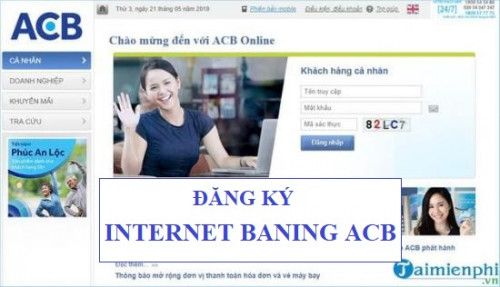 Cách đăng ký Internet Banking ACB , Biểu phí ACB Online