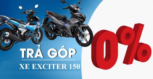 Mua xe máy Yamaha Exciter 150 trả góp? Bảng giá xe Exciter 150 mới nhất 2022