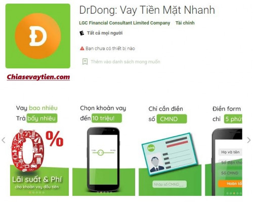 App Dr Dong là gì ? Đăng ký vay App DoctorDong có lừa đảo không mới nhất 2024