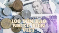 100 Yên Nhật Bằng Bao Nhiêu Tiền Việt Nam, 100 Yên To VND Ngày 22/11/2024