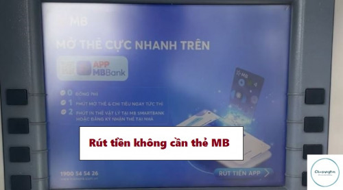 TOP 3 cách rút tiền không cần thẻ ATM MB Bank mới nhất 2023