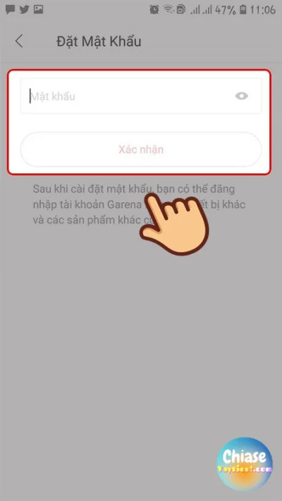 Cách đăng ký tạo tài khoản Garena trên app 9