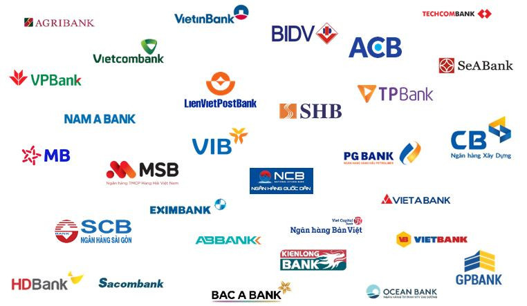 Danh sách Ngân hàng Việt Nam Đổi Yên Nhật