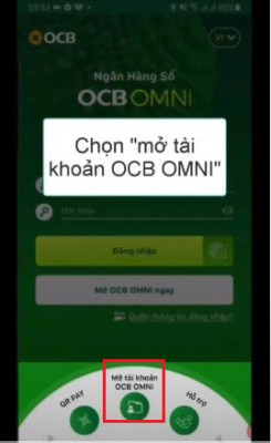 Mở tài khoản OCB OMNI