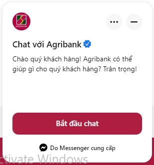 Chat Agribank 