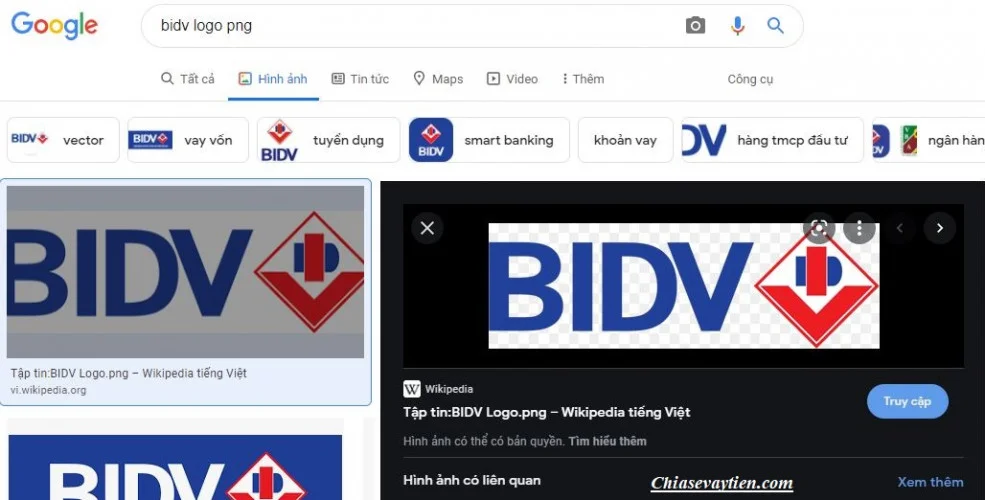 Tải logo BIDV PNG