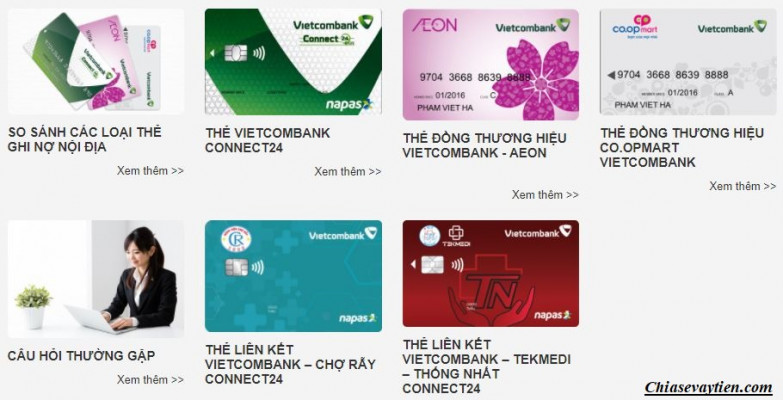 Thẻ ghi nợ nội địa Vietcombank