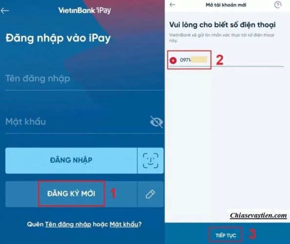 Đăng ký Vietinbank iPay Online