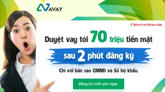 Đăng ký vay tiền nhanh Avay 
