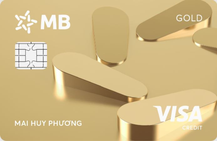 Thẻ Visa Gold MBBank