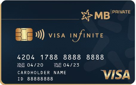 Thẻ Visa Infinite MBBank