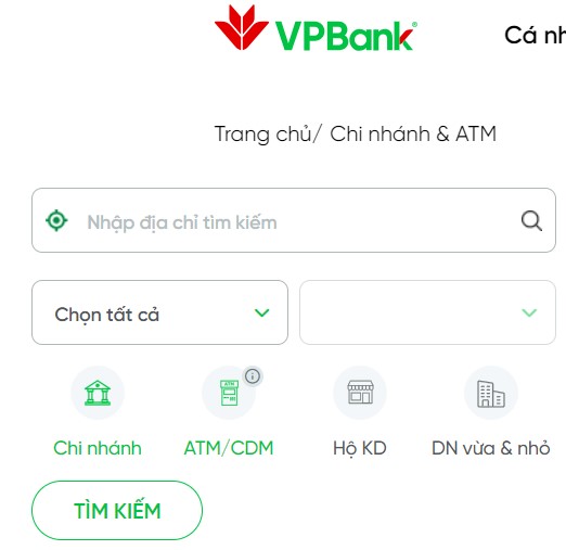 Cây ATM VPBank gần nhất