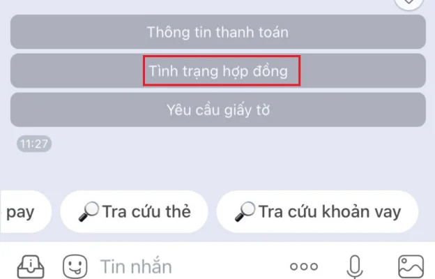 Tình trạng hợp đồng FE