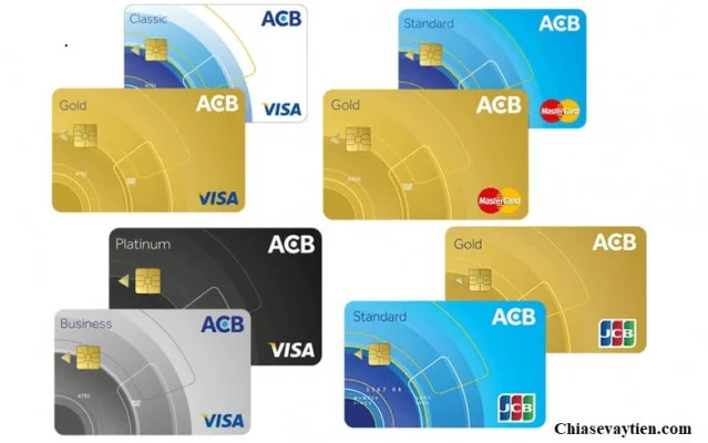 Các loại thẻ tín dụng ACB mới nhất 2020